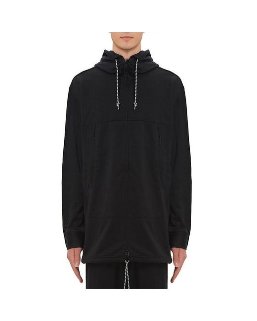 Adidas Black Y-3 Hooded Track Jacket for men