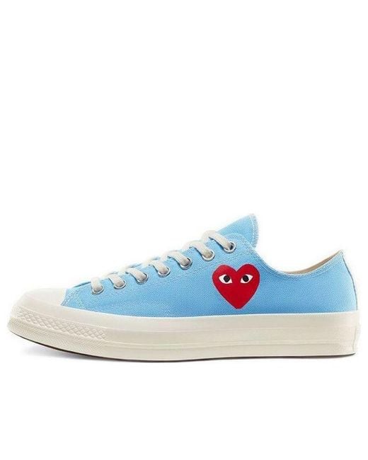 Converse Blue X Comme Des Garcons Play Chuck 70 Low 'Bright' for men