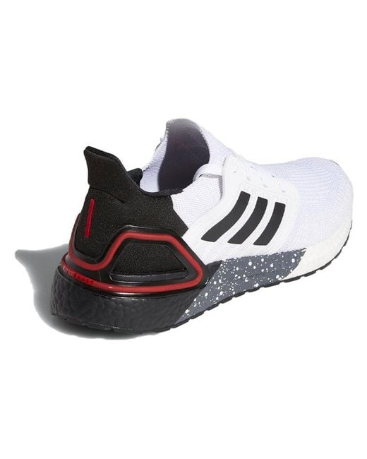 Adidas White Ultra Boost 20 for men
