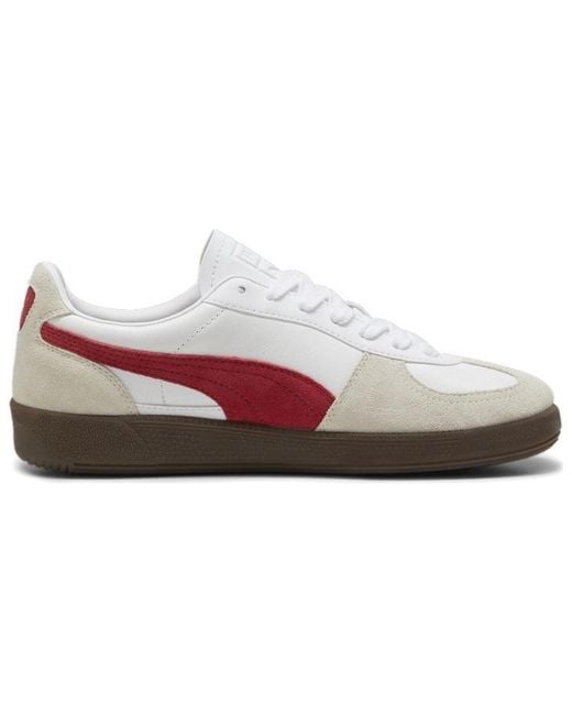 PUMA White Palermo Leather Club' for men
