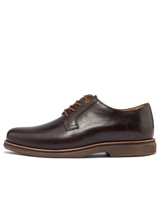 Timberland Brown City Groove Derby Boots 'Dark' for men