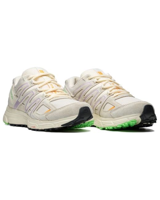 Salomon White X-Mission 4 Suede 'Vanilla' for men