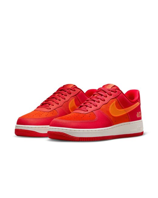 Nike Red Air Force 1 Low for men