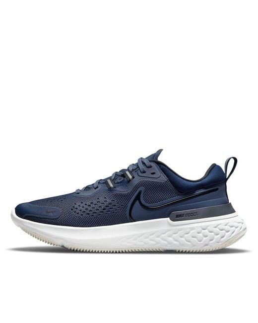 Nike Blue React Miler 2 Running Shoe for men