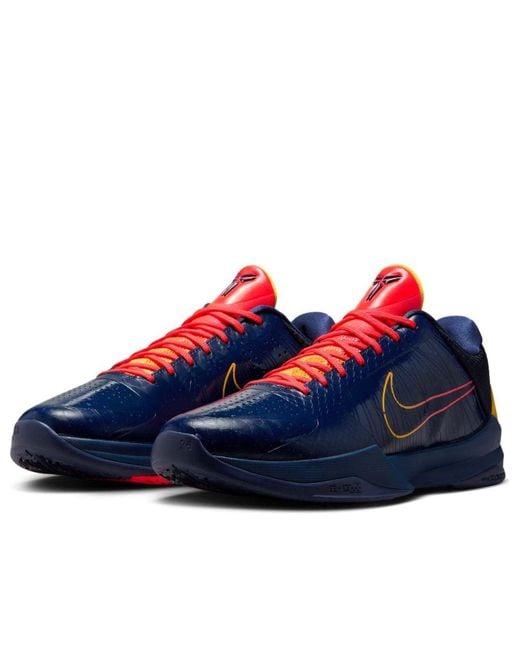 Nike Blue X Caitlin Clark Zoom Kobe 5 Protro 'Indiana Fever' for men