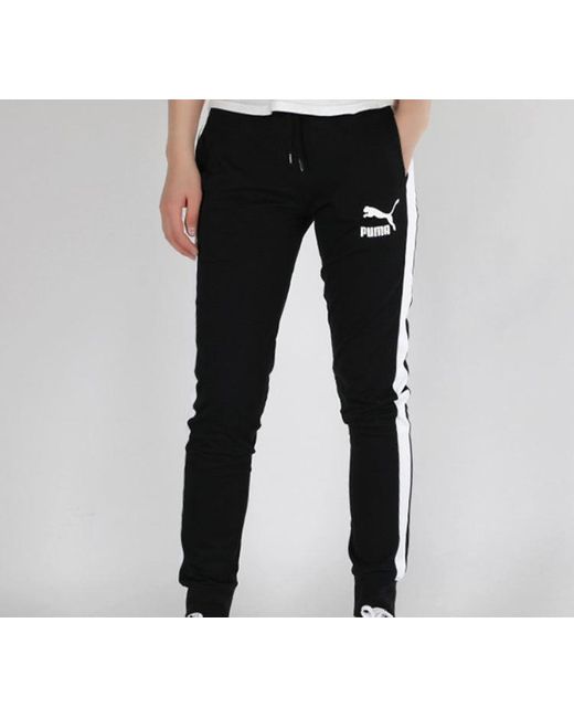 PUMA Black (Wmns) Iconic T7 Track Pants