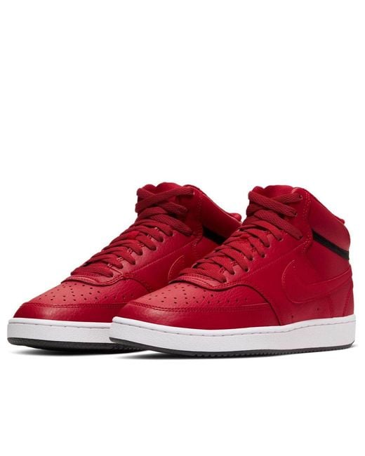 Nike Red (Wmns) Court Vision Mid