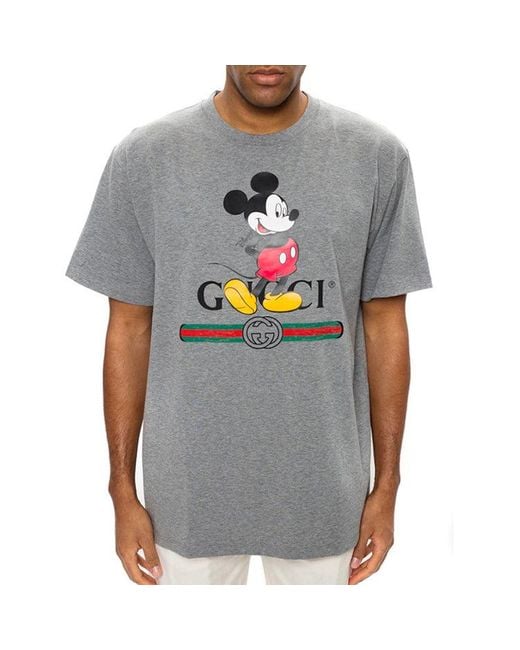 Gucci Gray X Disney Crossover Short Sleeve