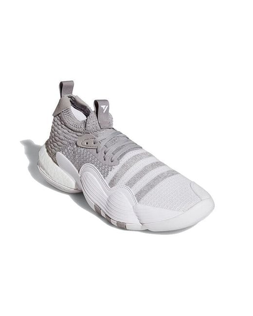 Adidas White Trae Young 2 Moon' for men