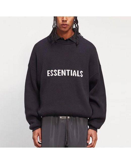 Fear Of God Blue Fw20 Knit Sweater for men
