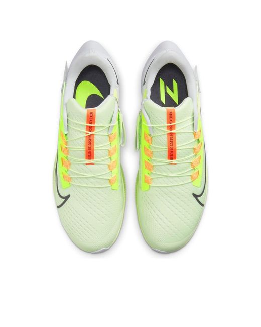 Nike Yellow Air Zoom Pegasus 38 Flyease 'Barely Volt' for men