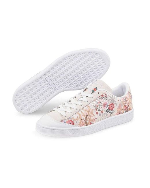 PUMA Pink (Wmns) Liberty Of London X Basket 'Floral'
