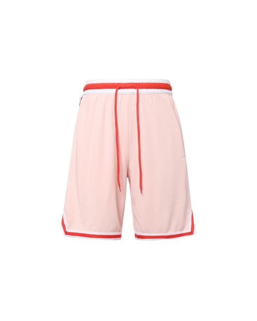 nike colour block shorts pink
