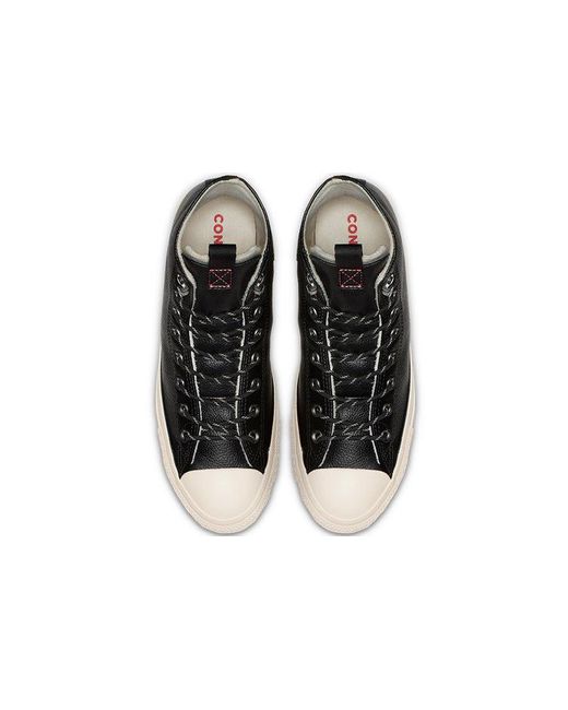 Converse Black Chuck Taylor All Star Hi Leather for men