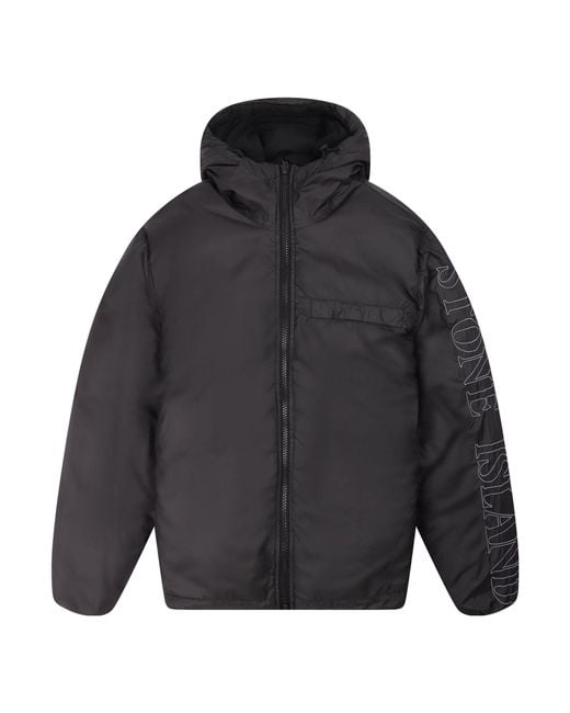 Stone Island Blue Naslan Down Tc Garment Dyed Jacket for men