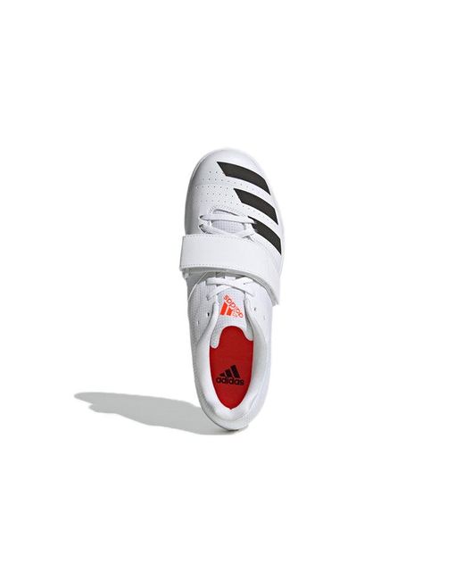 Adidas White Jumpstar Spikes for men