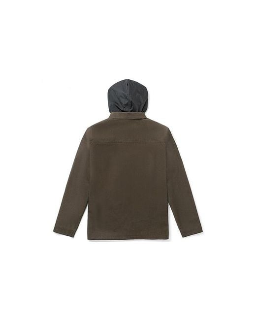 Vans Green Cargo Casual Hooded Jacket for men