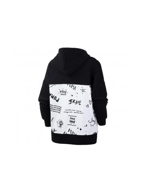 PUMA Black (Wmns) Classics Aop Logo Printing Drawstring