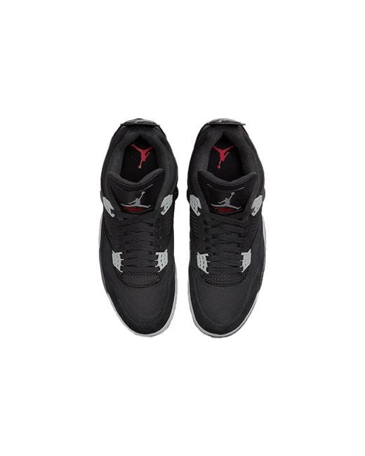 Nike Black 4 Retro Se Canvas' for men