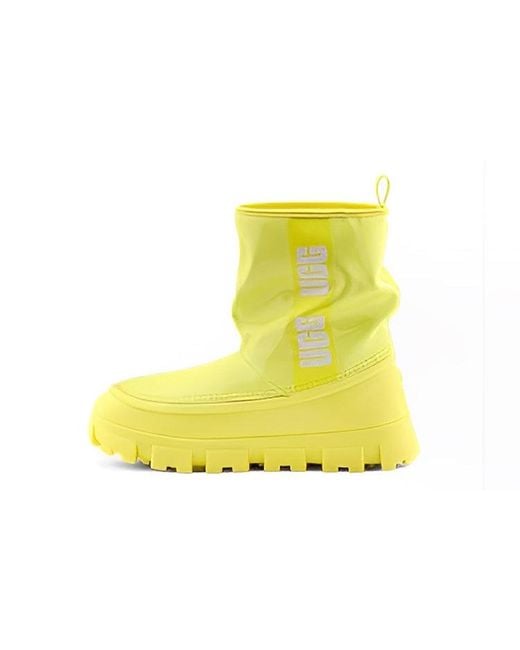 Ugg Yellow (Wmns) Classic Brellah Mini Boot 'Volt'