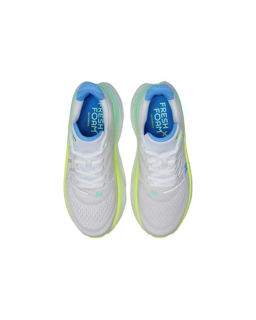New Balance White Fresh Foam X More V4 Running Shoe