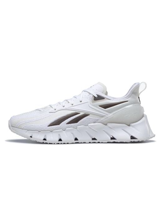 Reebok White Zig Kinetica 3 for men
