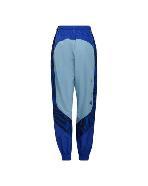 Adidas Blue (Wmns) By Stella Mccartney Printed Woven Track Pants