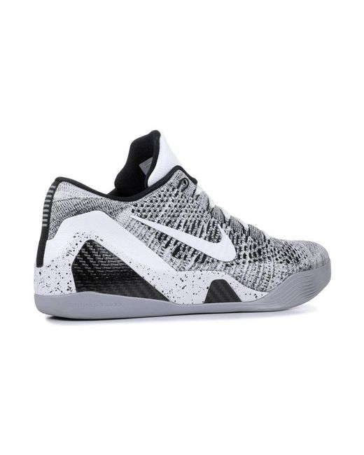 Nike Gray Kobe 9 Elite Low 'Beethoven' for men