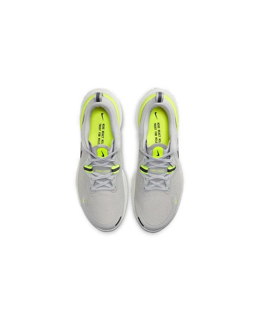 Nike White React Miler Fog Volt' for men