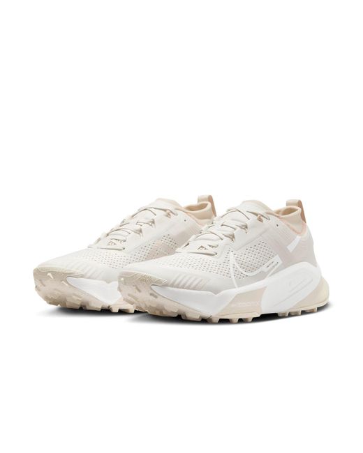 Nike White Zoomx Zegama Trail Shoes Dh0623-004 for men