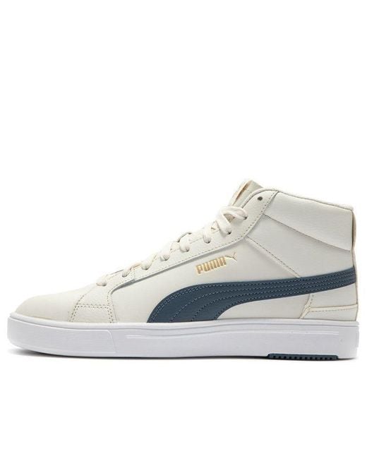 PUMA White Serve Pro Lite Mid for men