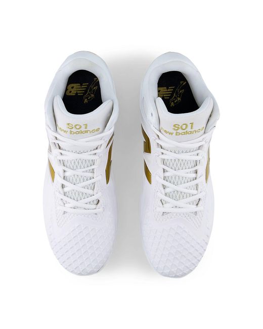 New Balance White Ohtani 1 Cleats Metallic' for men