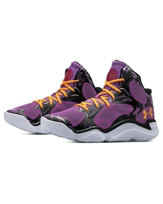 Under Armour Purple Curry Spawn Flotro 'Voodoo' for men