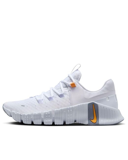 Nike White Free Metcon 5 for men