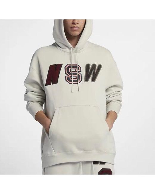 Nike Gray Nsw Fleece Lined Stay Warm Pullover for men