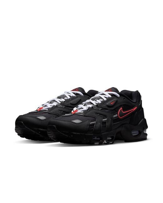 air max 96 ii black red
