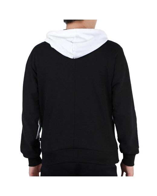 PUMA Blue Running Training Breathable Colorblock Knit Hooded Jacket for men