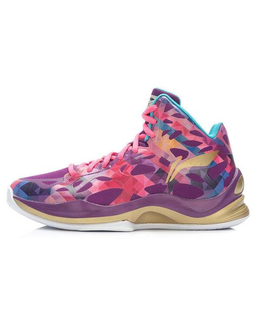 Li-ning Purple Sonic 3 Bb Lite High for men