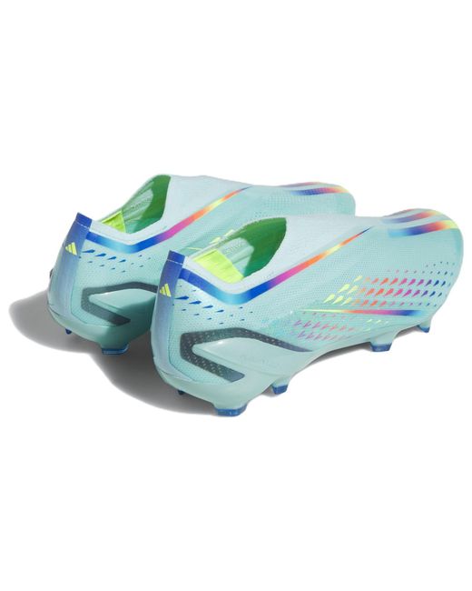 Adidas Blue X Speedportal+ Fg 'Al Rihla Pack Clear Aqua' for men