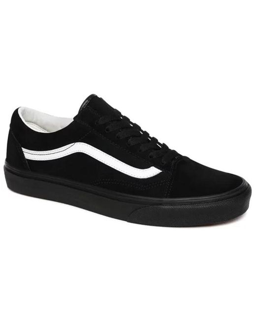 Vans Black Old Skool 'Pig Suede for men