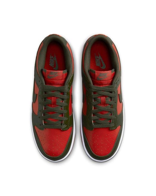 Nike Red Dunk Low 'Mystic Cargo Khaki' for men