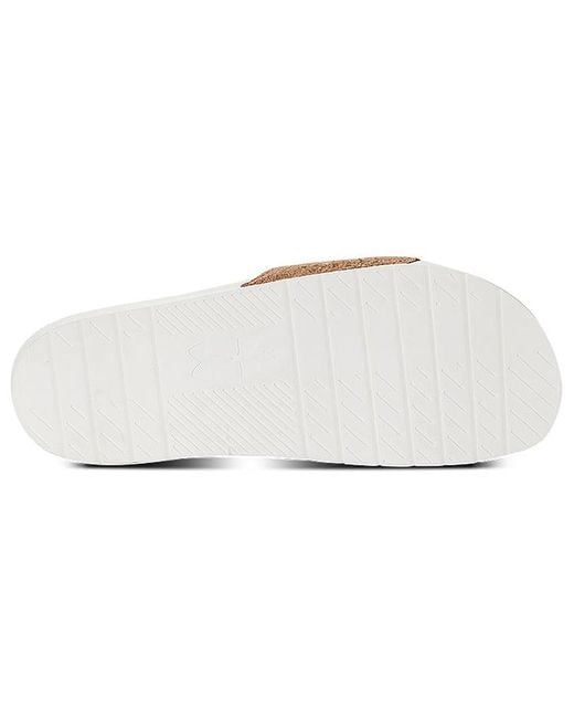 Under Armour Brown Core Remix Slippers for men