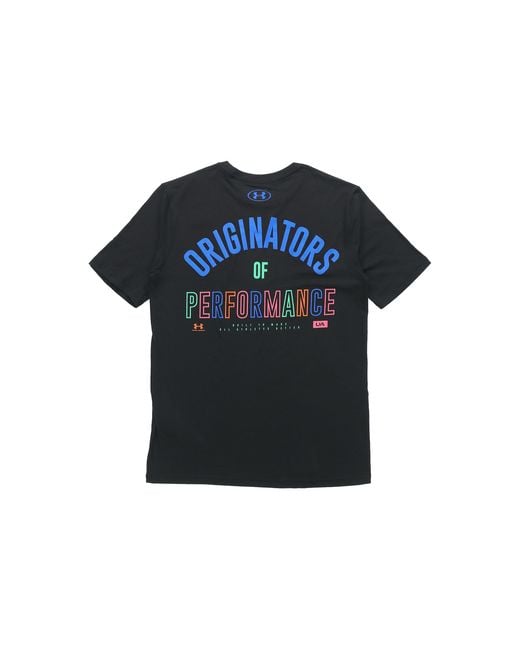 Under Armour Black Originators Of Performance Back Tee for men