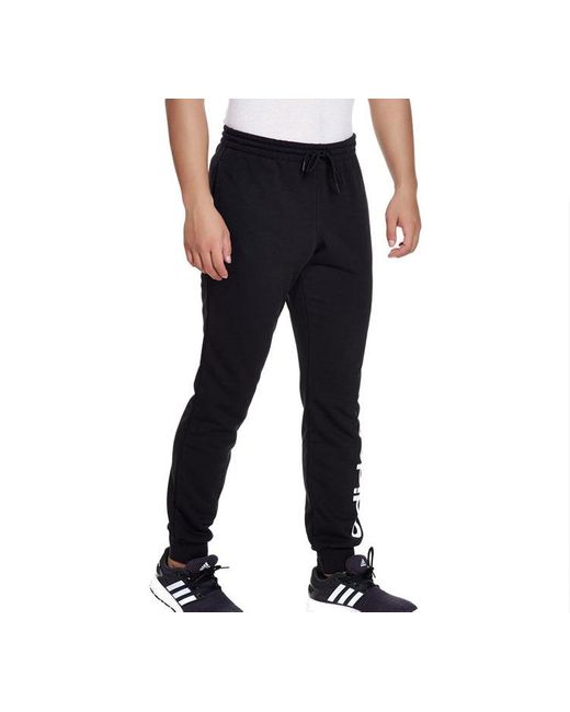 Adidas Black Neo Logo Knit Long Pants/Trousers for men