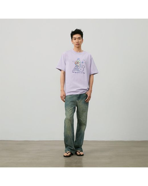 New Balance Blue X Pk Guitar Graphic T-Shirt 'Light'