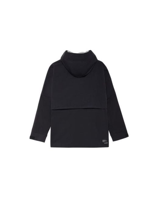 New Balance Blue Hooded Mid Down Jacket for men