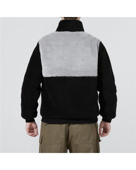 PUMA Black Sherpa Jacket for men