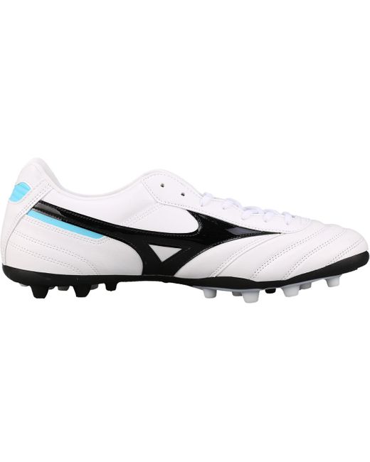 Mizuno White Morelia 2 Pro Ag Low Tops for men