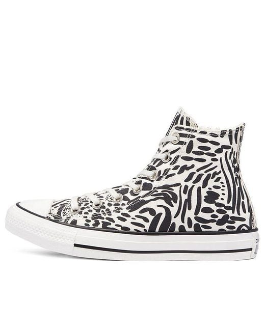 Converse Black (Wmns) Chuck Taylor All Star High 'Jungle Art'