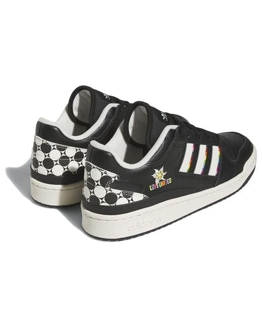 Adidas Black Originals Pride Rm Forum Low Shoes for men